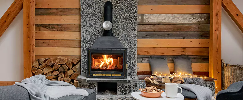 Thelin Hearth Products Direct Vent Gas Stove Fireplace Inspection in Baldwin Park, California